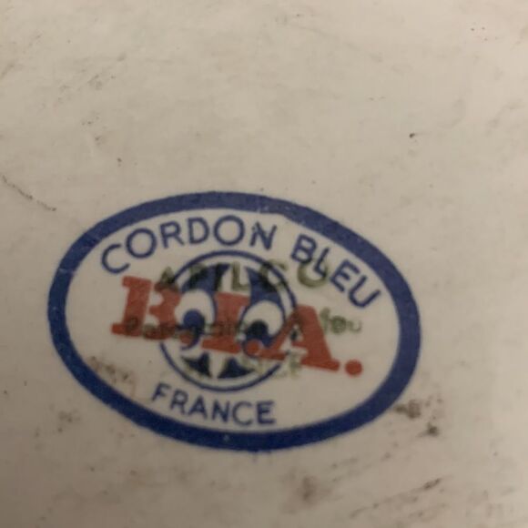 Cordon Bleu France BIA Oval Floral Ceramic Baking Serving Dish Pink Purple White - Picture 8 of 9